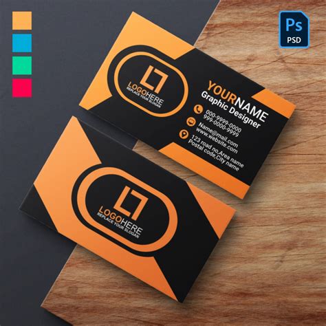 professional level business card template